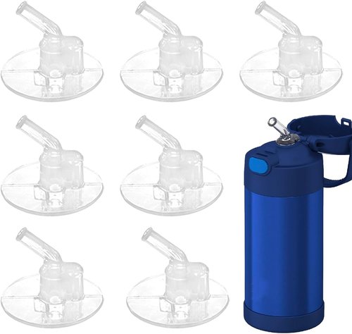 Greant 7 PCS Replacement Straws for Thermos 12oz Bottle - Compatible with F401 & F410 Models