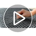 SUBRTEX Chenille Bath Rug Soft Absorbent Non-Slip White 18x24