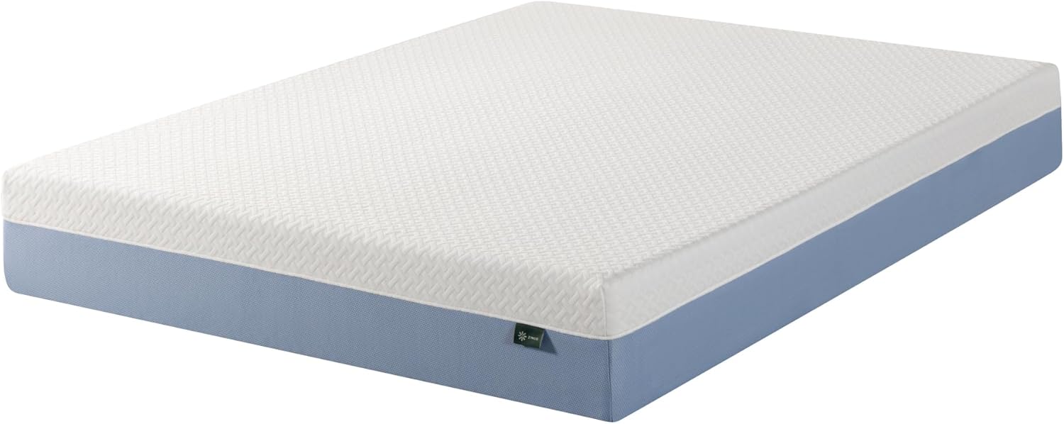 Zinus 10 Inch Full Memory Foam Mattress - Cooling Comfort, Fiberglass-Free, Medium Feel, Safe Materials