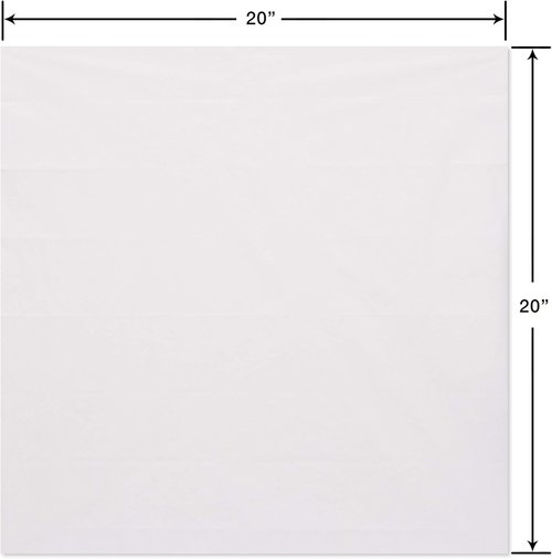 American Greetings White Tissue Paper - 125 Sheets, 20" x 20" | Perfect for Gifts, Crafts & All Occasions