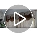 Jacquard Curtain Panel Set with Valance - 54" x 84" (Set of 2) - Taupe