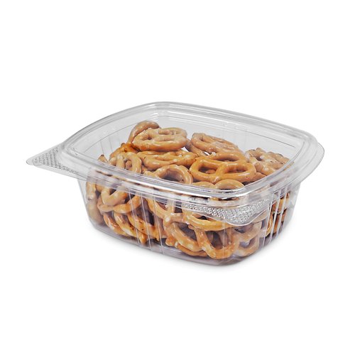 KODA CUP 12oz RPET Clear Hinged Lid Deli Container - 200Pcs