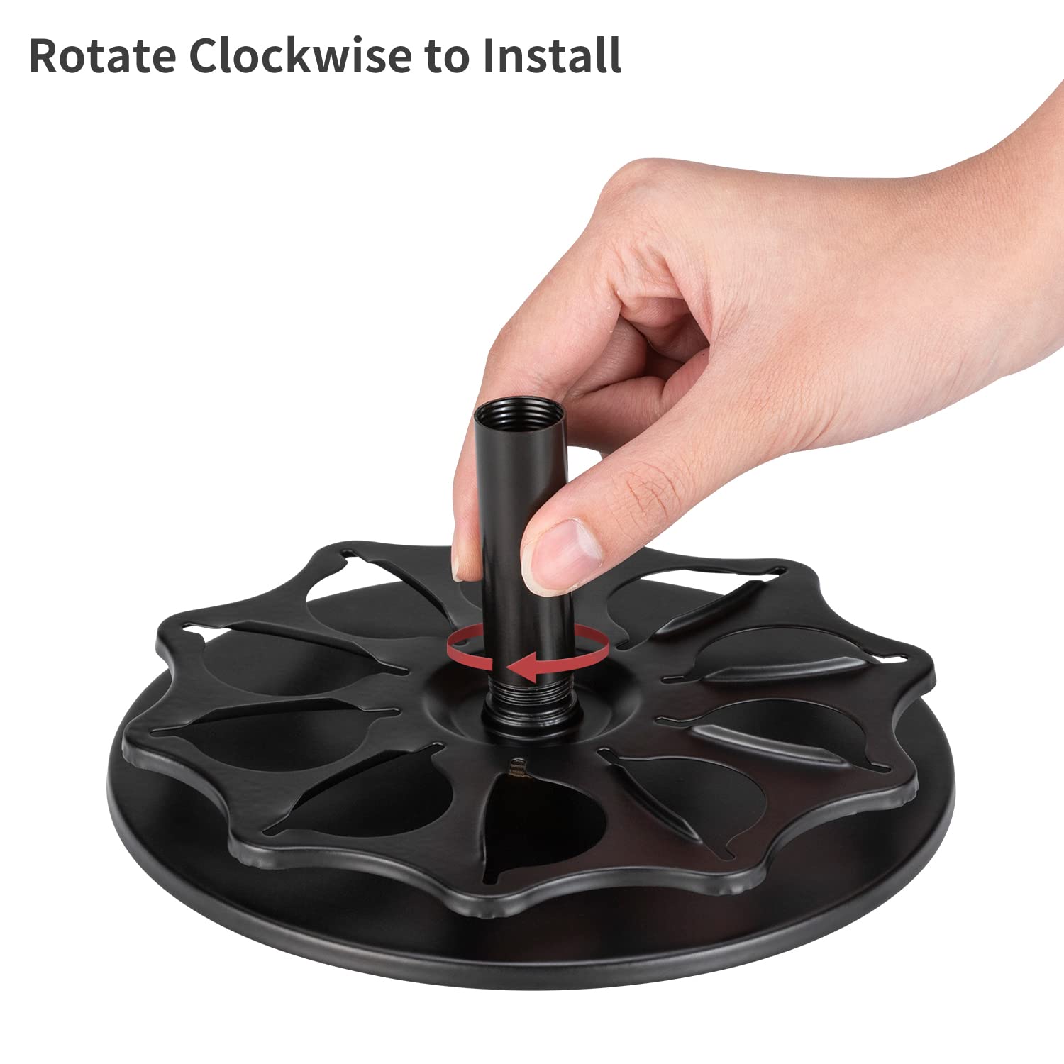 FlagShip 50 Vertuo Pods Carousel Holder Black Coffee Pod Holder 360° Rotating Rack Stand for Vertuoline Pods 5 Tier (50 Pods Capacity)