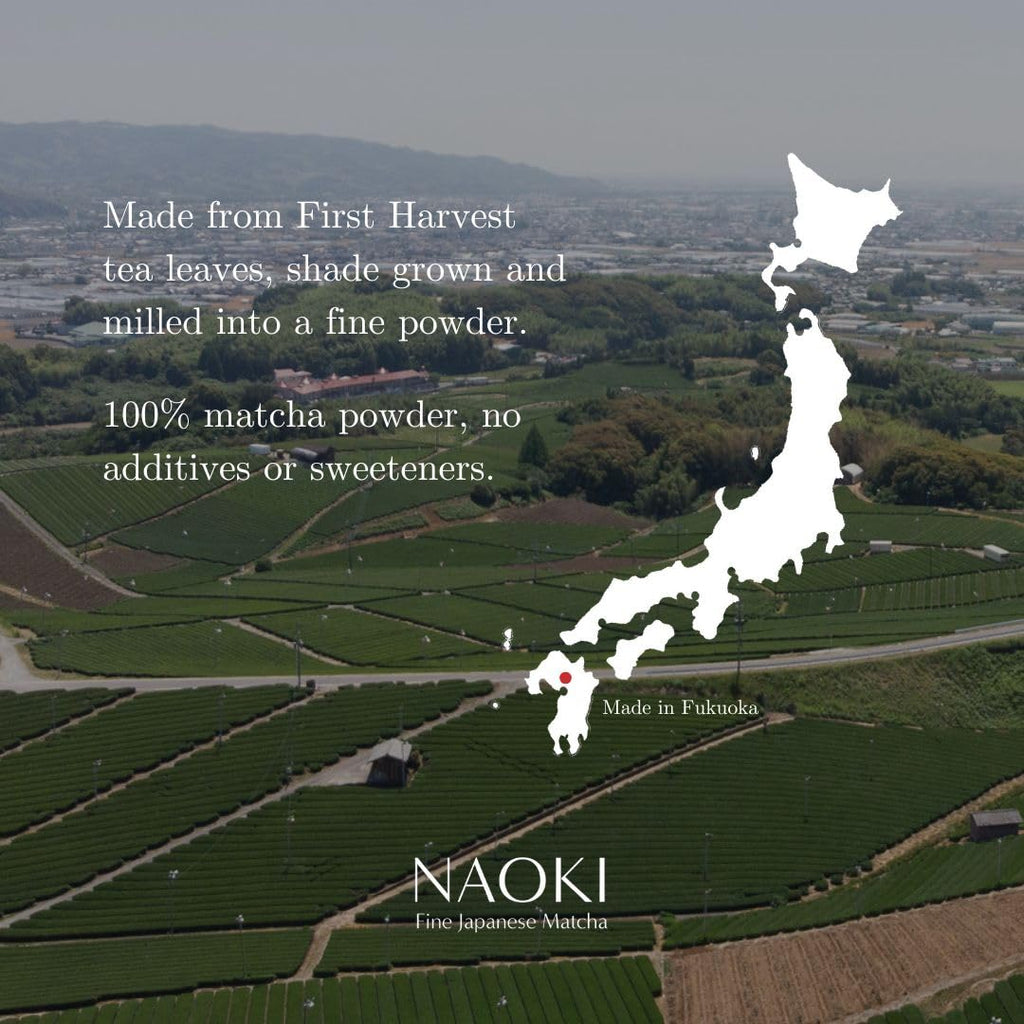 Naoki Matcha Green Tea Powder - Authentic Japanese First Harvest Yame Blend (40g / 1.4oz)