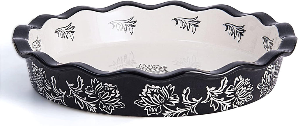 Wisenvoy Ceramic Pie Dish - Non-Stick Deep Dish Baking Plate for Perfect Pies