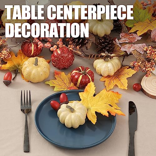 23-Piece Fall Pumpkin Decor Set | Acorns, Pinecones & Leaves