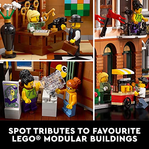 LEGO Icons Boutique Hotel Model Set - Standard Packaging, 3066 Pieces for Adults, Building Blocks for Display & Gift