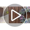 18-Inch Lavender Wreath with Butterflies and Berries for Front Door Decor