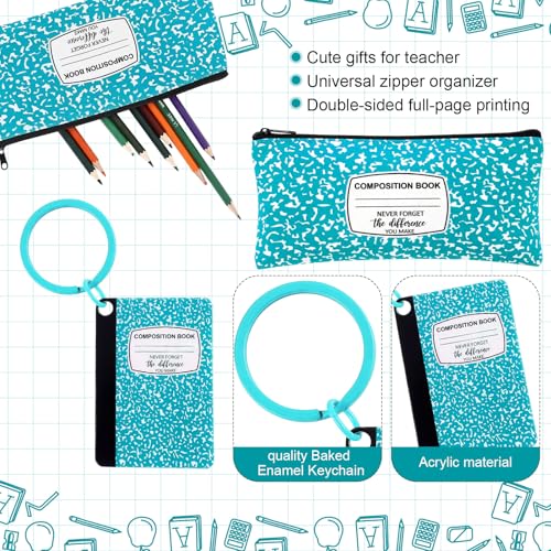 Sieral Light Blue Back to School Teacher Gift Set with Insulated Tumbler & Accessories