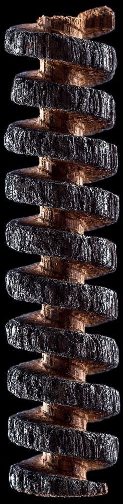 Oak Infusion Spiral 2.5" for Whiskey | Oak Spirals for Aging Whiskey, Wine & Beer (Pack of 4) | Barrel Aged in a Bottle Infusion Spiral for Wine Making & Craft Beer