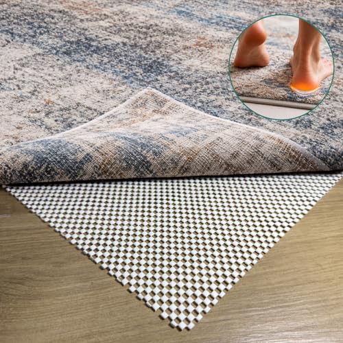Non-Slip Rug Pad for Hardwood Floors - 2x3 Feet Extra Thick Grip Mat