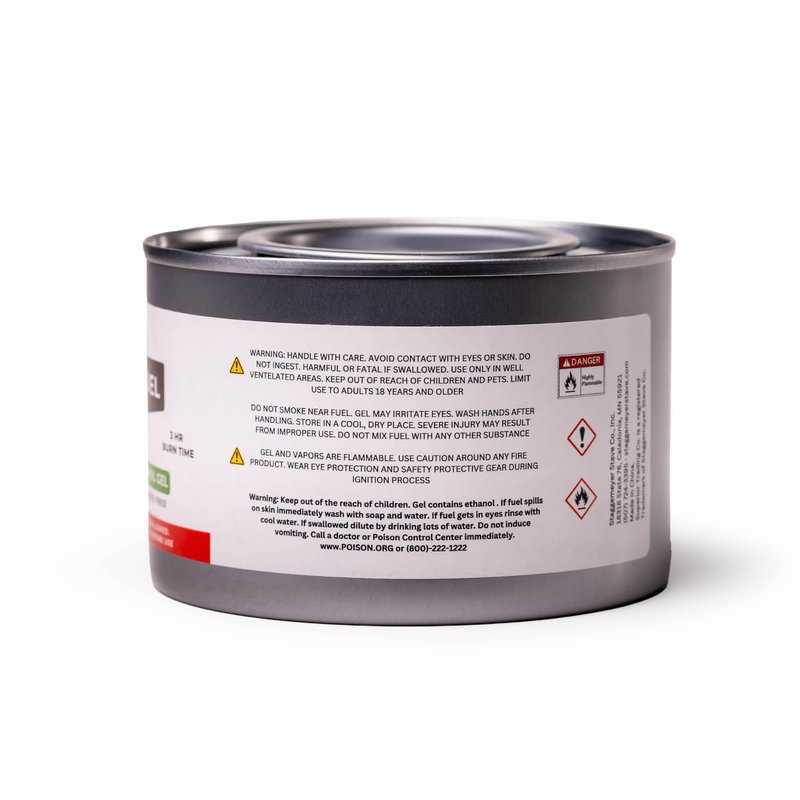 Superior Trading Co. Chafing Fuel Cans, Up to 6 Hour Food Burners for Parties, Smokeless, Resealable, Indoor Outdoor Catering & Food Service, 24 Pack