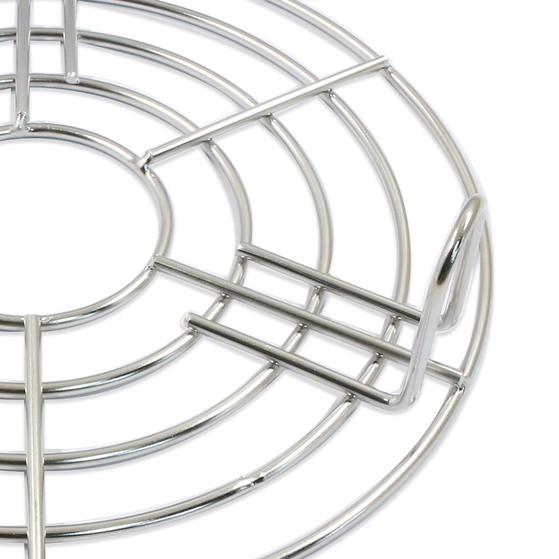 Coufce 3PCS Round Cooling Racks Stainless Steel Steaming Baking Rack Roasting Rack Steamer Rack Fits Air Fryer Stockpot Pressure Cooker Round Cake Pan(9.25",8",6.89")