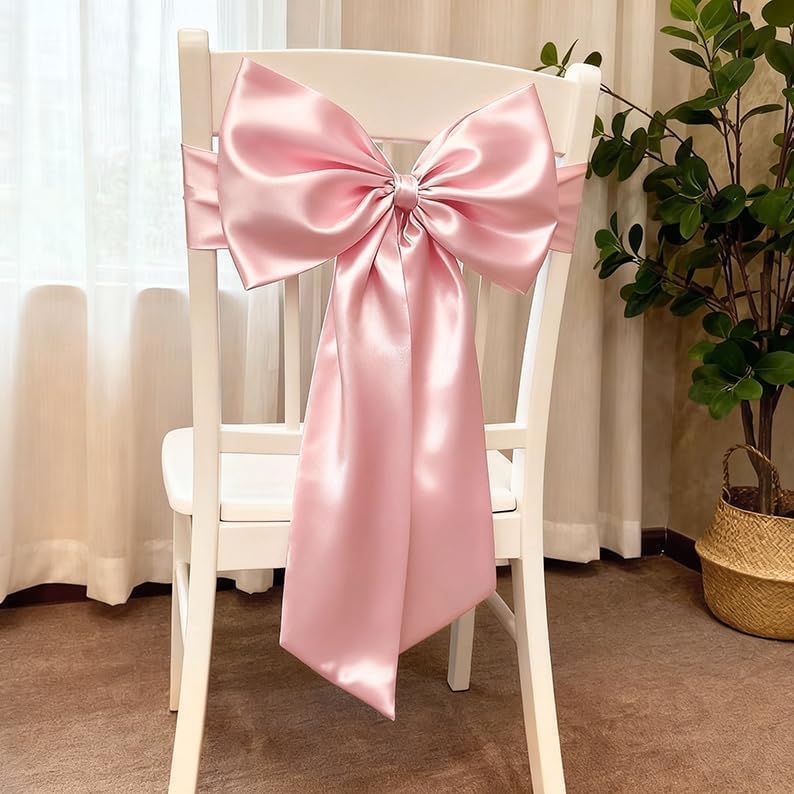 Pink Bow Wall Decor 2-Pack - Large & Small Coquette Room & Party Backdrop