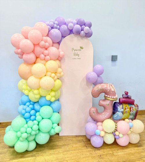KBZVNAF Pastel Balloons - 50 Pack 12-Inch Multicolor Latex Balloons for Baby Showers & Birthday Parties
