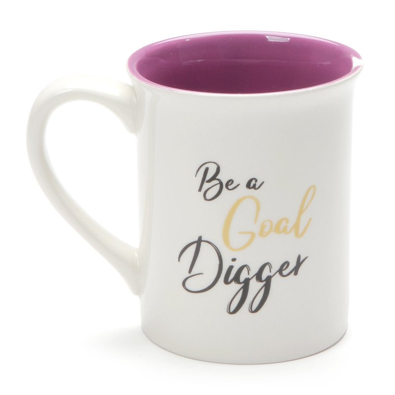 Boss Lady Be Goal Digger 16 Ounce Ceramic Coffee Mug