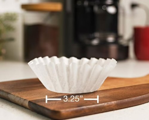 Coffee Filters - Regine Switzerland 100 Count Disposable Basket Filters | Fits 8-12 Cup Machines, 7.875 x 3.25 Inch
