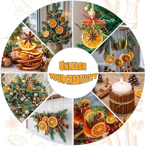 Natural Stovetop Simmer Pot Kit - Dried Orange, Cinnamon & Star Anise