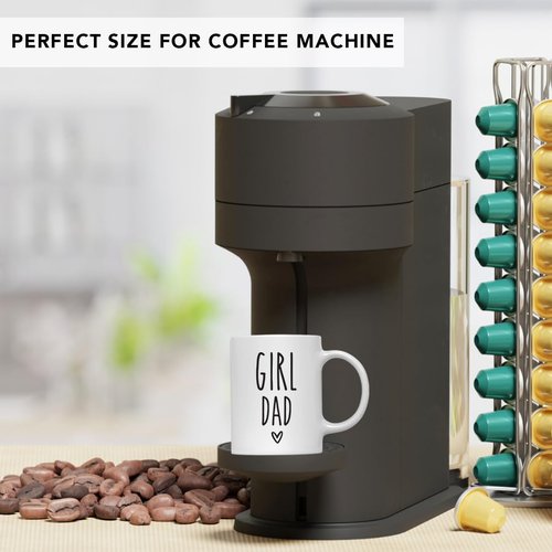 Andaz Press Father's Day 11oz. Ceramic Coffee Mug Gift, Girl Dad 1-Pack, Birthday Christmas Gift Mug Dad Coffee Mug Dads Mugs From Daughter Girl Dad's Gifts