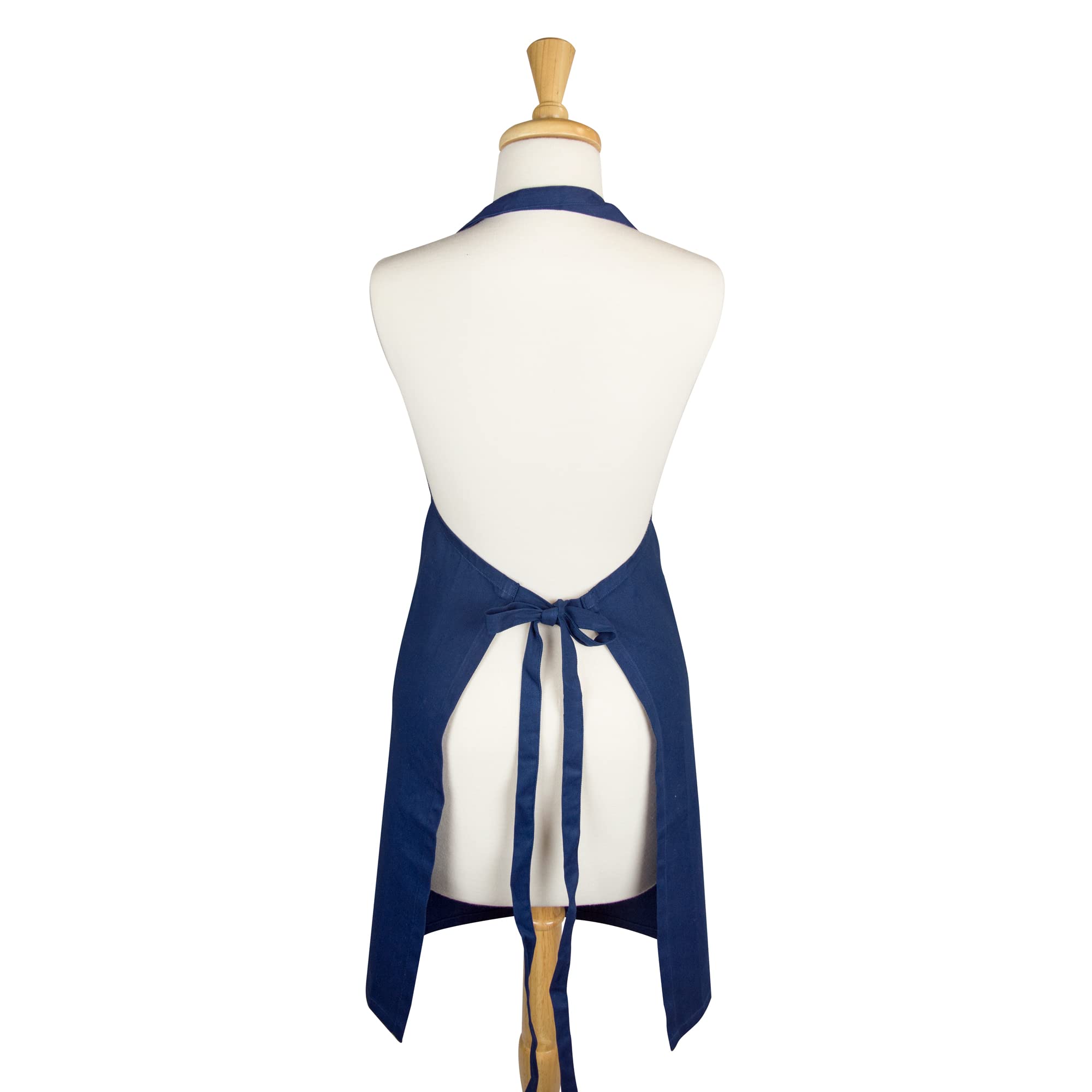 DII Everyday Basic Kitchen Collection, Chef Apron, Nautical Blue