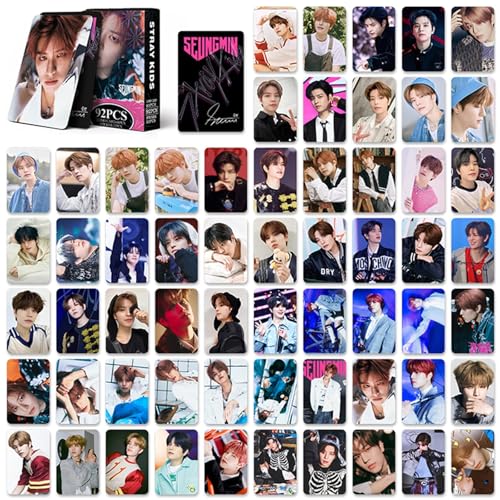 60 PCS Rock Star Album Photo Cards Set with 32 Stickers for Fans