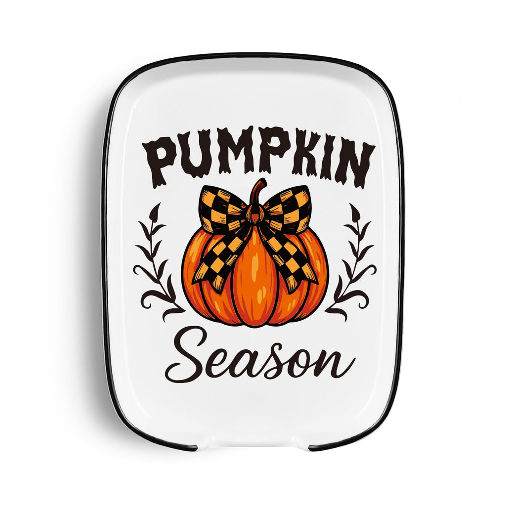 Pumpkin Ceramic Spoon Rest for Kitchen Stove Top Counter, Halloween Spoon Holder, Cooking Utensils Holder, Farmhouse Fall Autumn Thanksgiving Kitchen Decor for Cooking Lovers