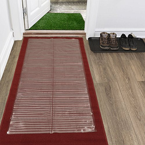 Clear Vinyl Carpet Protector Runner - Waterproof Aisle Guard 2'2" x 29'