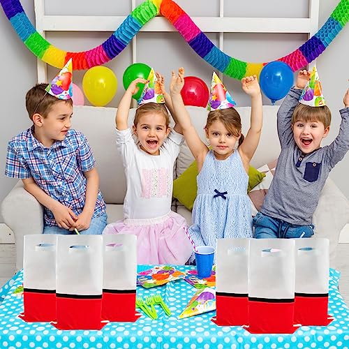 30-Piece Cartoon Animation Party Gift Bags with Handles, 10x6.5 Inches