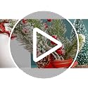 Lyrow Red & White Bell Mason Jar Christmas Centerpieces - Pack of 6