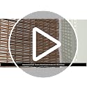 Cordless Bamboo Roman Shades 34.5x64 in | Eco-Friendly Light Blocking Blinds