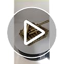 Handmade Metal Bullet Shell Casing Army Tank Sculpture Desk Decor