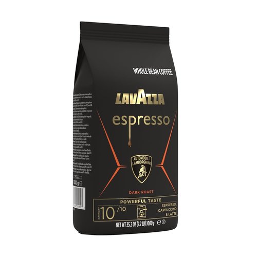 Lavazza Espresso Whole Bean - Dark Roast Arabica & Robusta Blend, 2.2 lb Bag