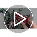 2Pcs Christmas Mailbox Swag - Artificial Pine Decor for Holiday Exterior