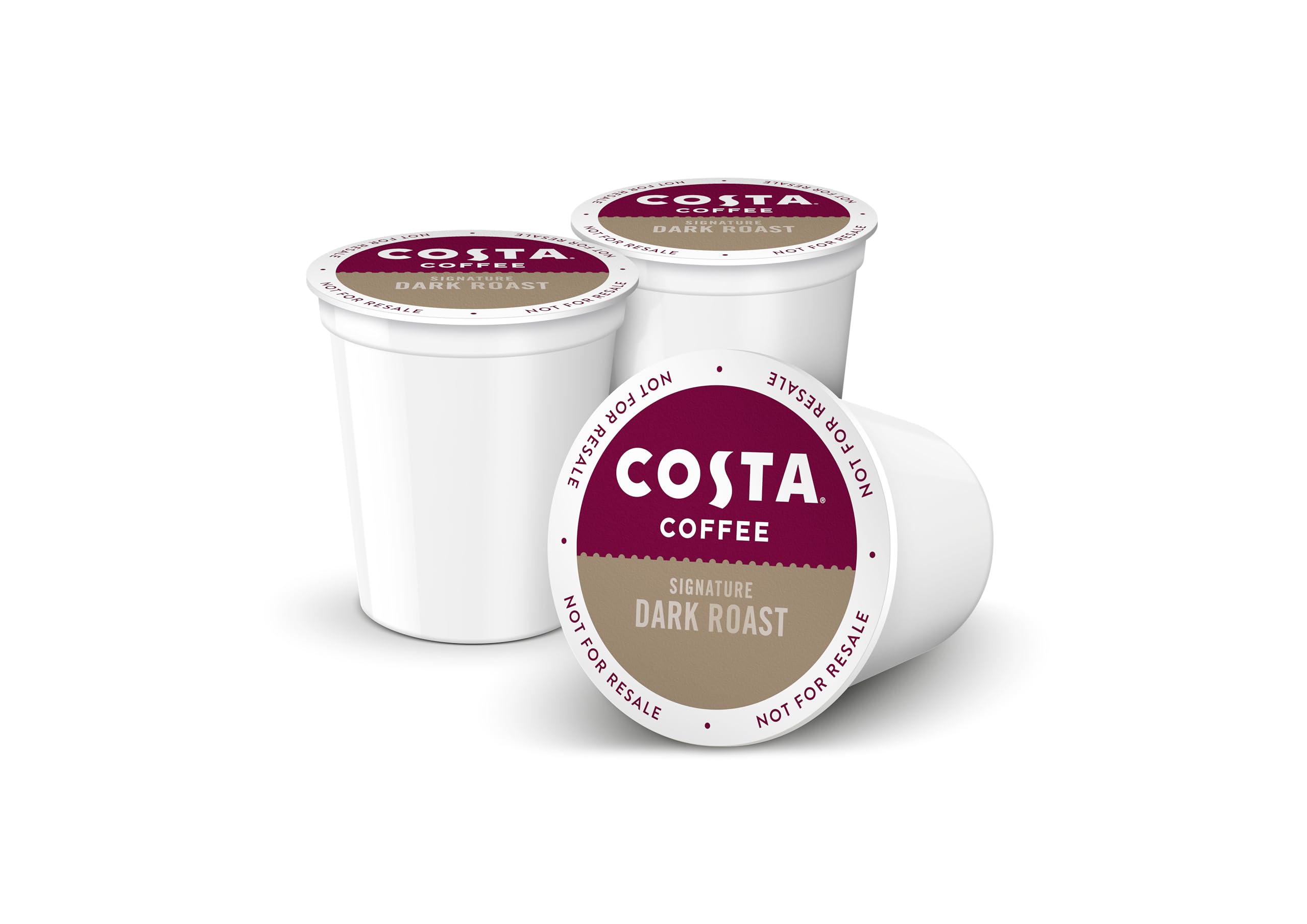 Costa Coffee Dark Roast Single Serve Pods - Signature Blend - 10 ct Box