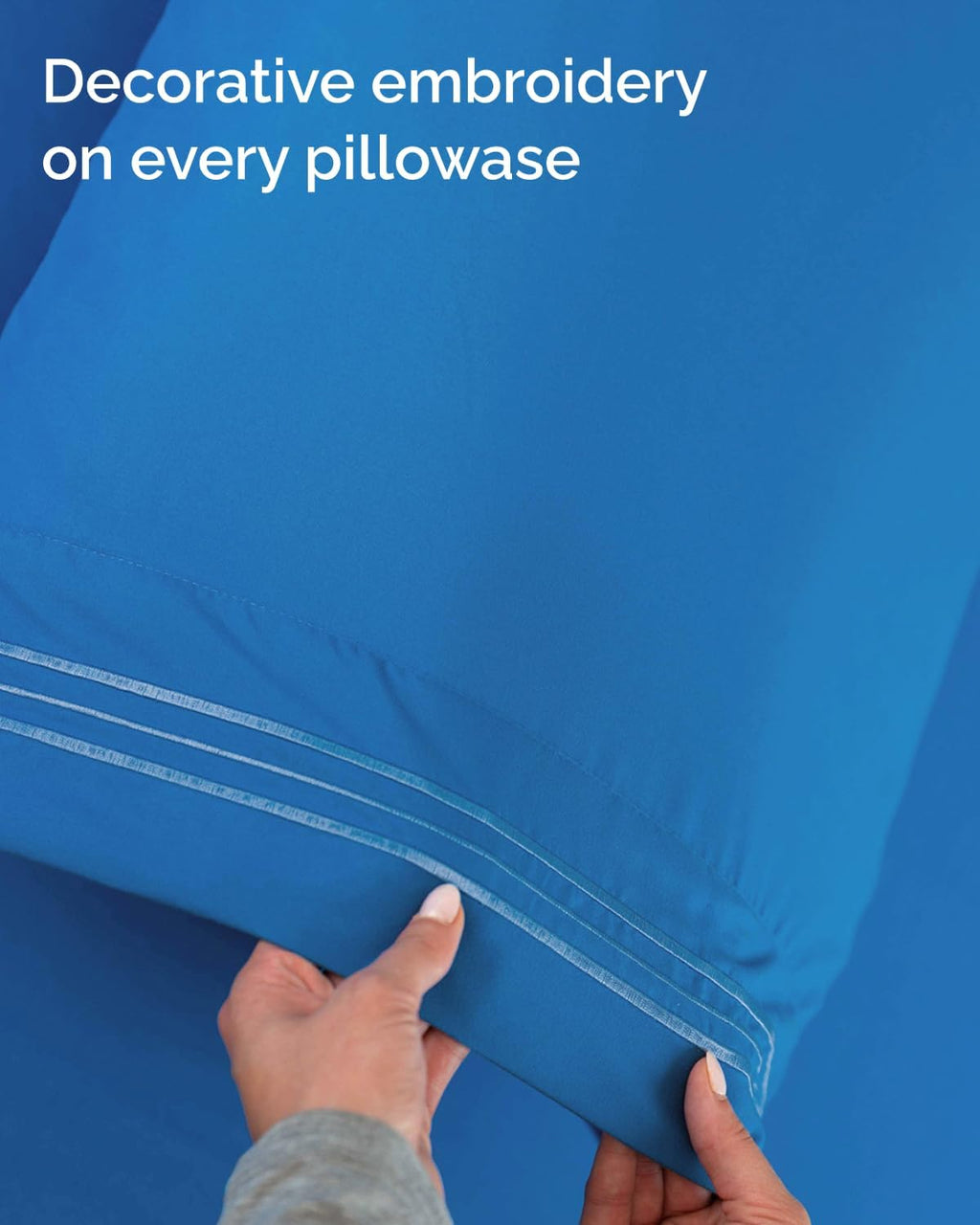 Skiennix Twin XL Sheet Set - Comfy Cooling Bed Sheets - Luxury Hotel Quality - Deep Pockets, Wrinkle-Free - Royal Blue