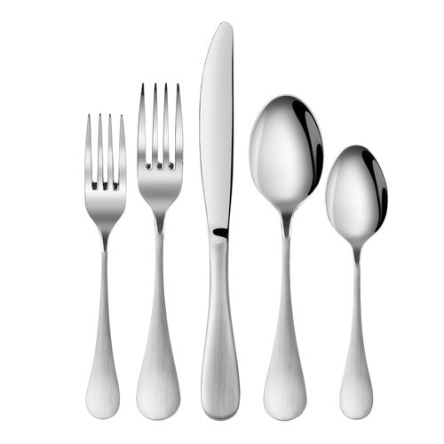 Cangshan RAIN Series Stainless Flatware Set, Window Box, Matte Finish Handle (20-Piece)