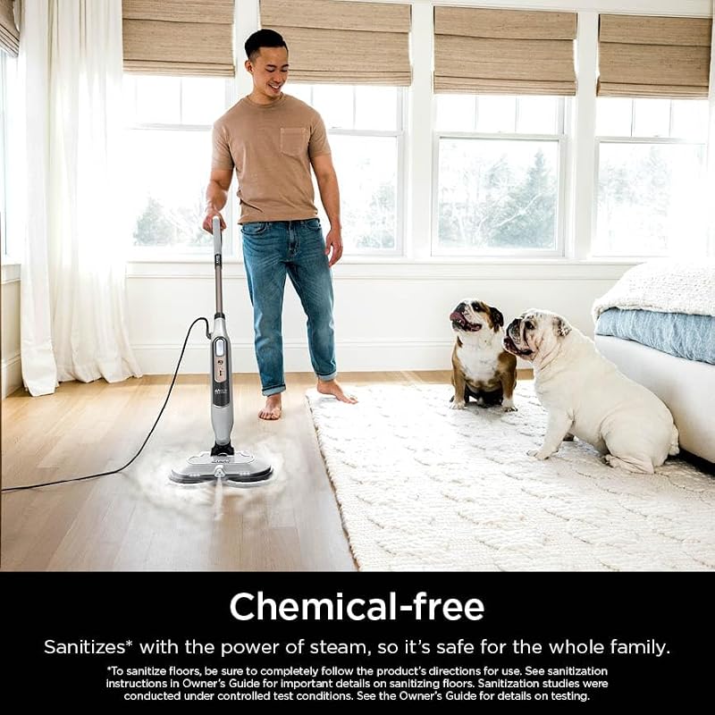 Shark Steam & Scrub Hard Floor Steam Mop with Steam Blaster S8201