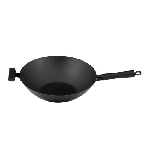 Helen's Asian Kitchen Wok, Premium Excalibur Non-Stick with Stay-Cool Handles, 14-Inches