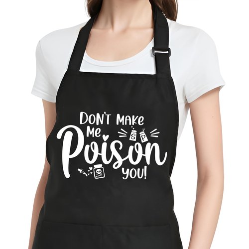 Rokasreke Funny Aprons for Women with Pockets, Kitchen Aprons for Women Cooking Baking Chef, Personalized Birthday Gifts for Mom Wife Mother Christmas