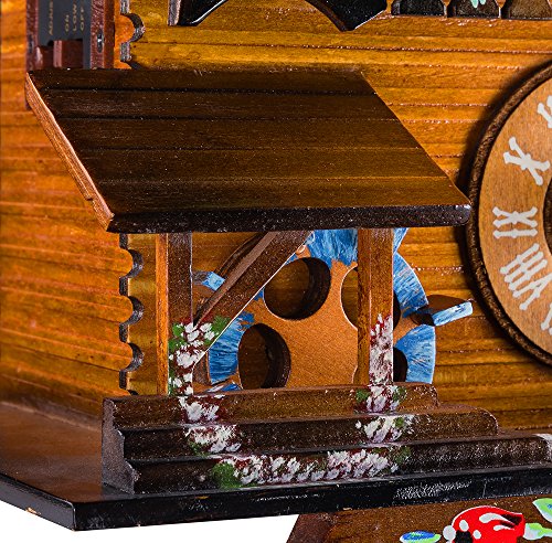Quartz Cuckoo Wall Clock with Moving Pendulum and Dancers