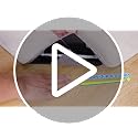 Reusable Non-Slip Rug Grippers - 12 Pack Double-Sided Carpet Tape for Floors