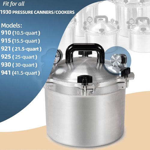 Pressure Regulator Weight & Vent Pipe Compatible with 1930 Pressure Cooker/Canner - Parts of Automatic Pressure Control Fit for 910 915 921 925 930 941 Cookers/Canners