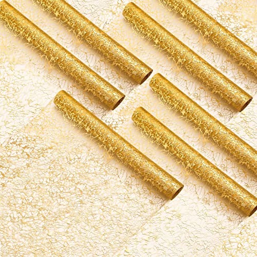 Chumia 12 Pcs Gold Table Runners 12 x 85 Inch Sequin Glitter Decor
