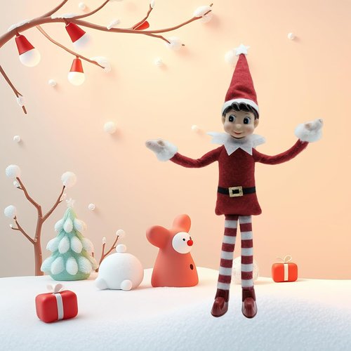 LovelfStory Plush Elf Doll - Perfect Christmas Festival Gift for Kids | Soft & Adorable Design