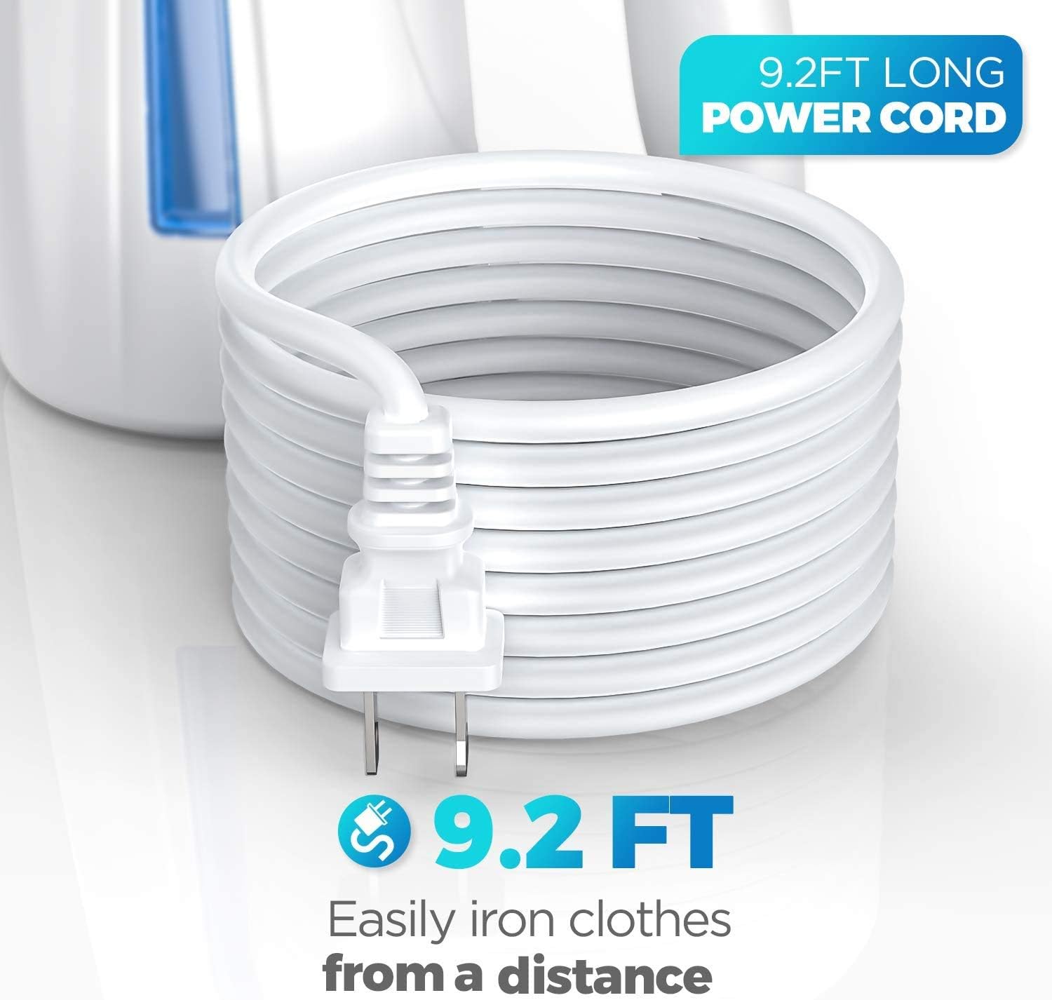 OGHom Handheld Clothing Steamer - Portable 240ml Travel Steam Iron for Wrinkle-Free Garments