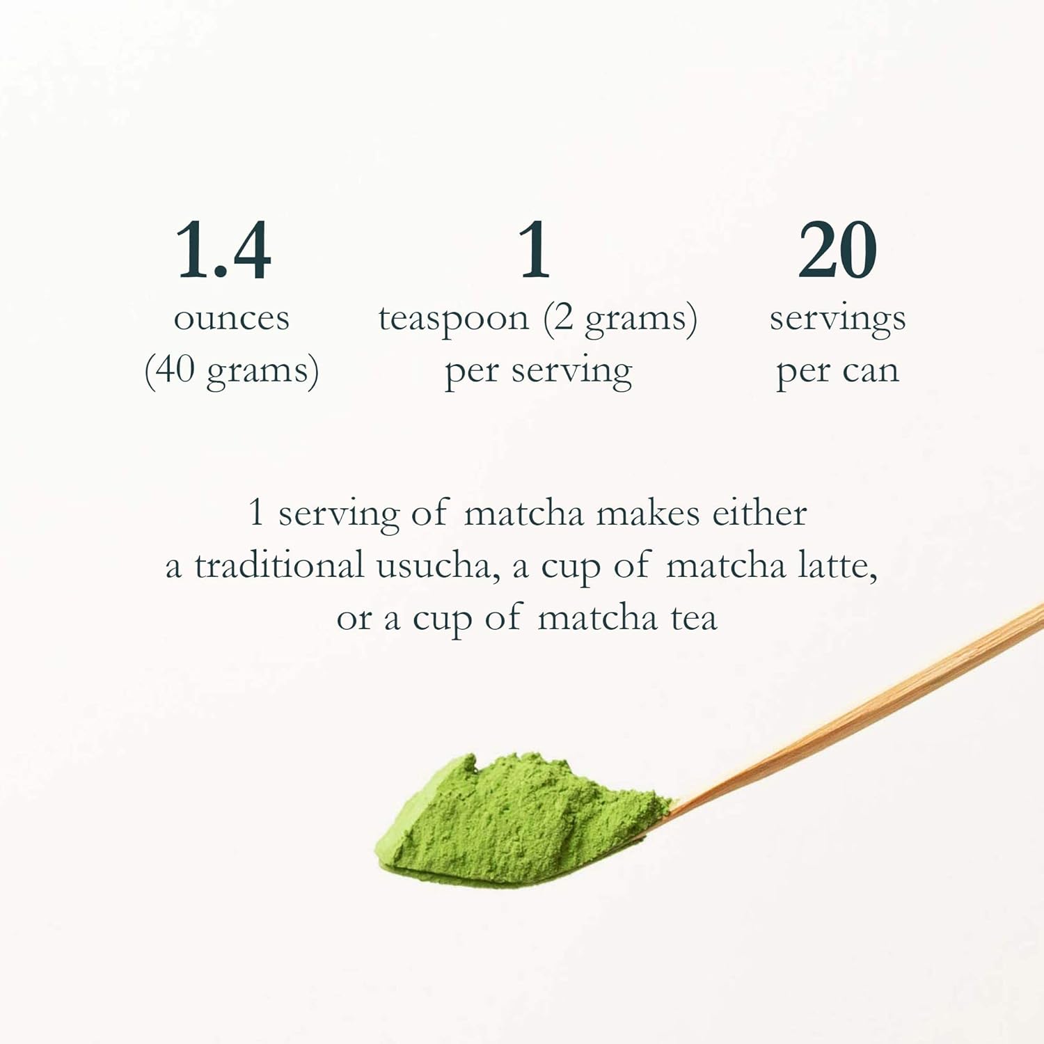 Naoki Matcha Green Tea Powder - Authentic Japanese First Harvest Yame Blend (40g / 1.4oz)