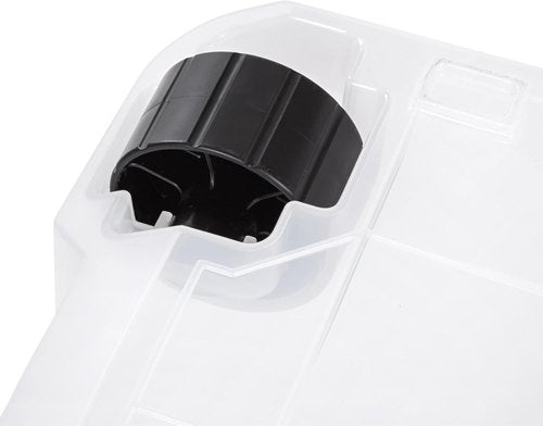 IRIS USA WeatherPro 103 Qt Storage Bins - BPA-Free Plastic with Tight Latch & Seal, 2 Pack - Clear/Black