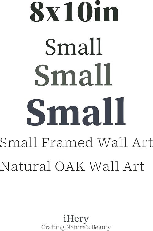 iHery Premium Black Oak Wood Wall Art - Retro Woman Canvas Decor for Girly Dorm & Living Room | 8x10in