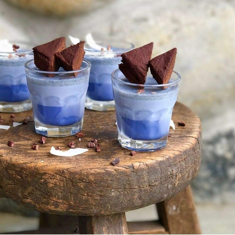 Orgnisulmte Blue Butterfly Pea Powder Premium Blue Matcha Tea Powder Natural Food Coloring Butterfly Pea Flower 4.23 Oz (120g)