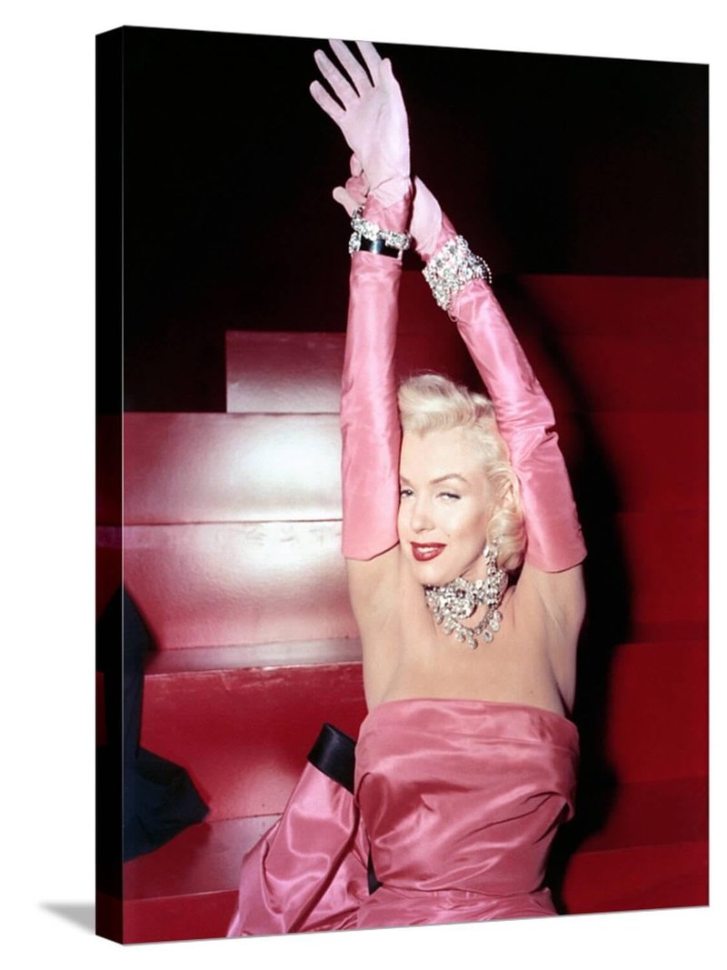 Art.com Stretched Canvas Print Gentlemen Prefer Blondes, Marilyn Monroe, 1953, 18" x 24"